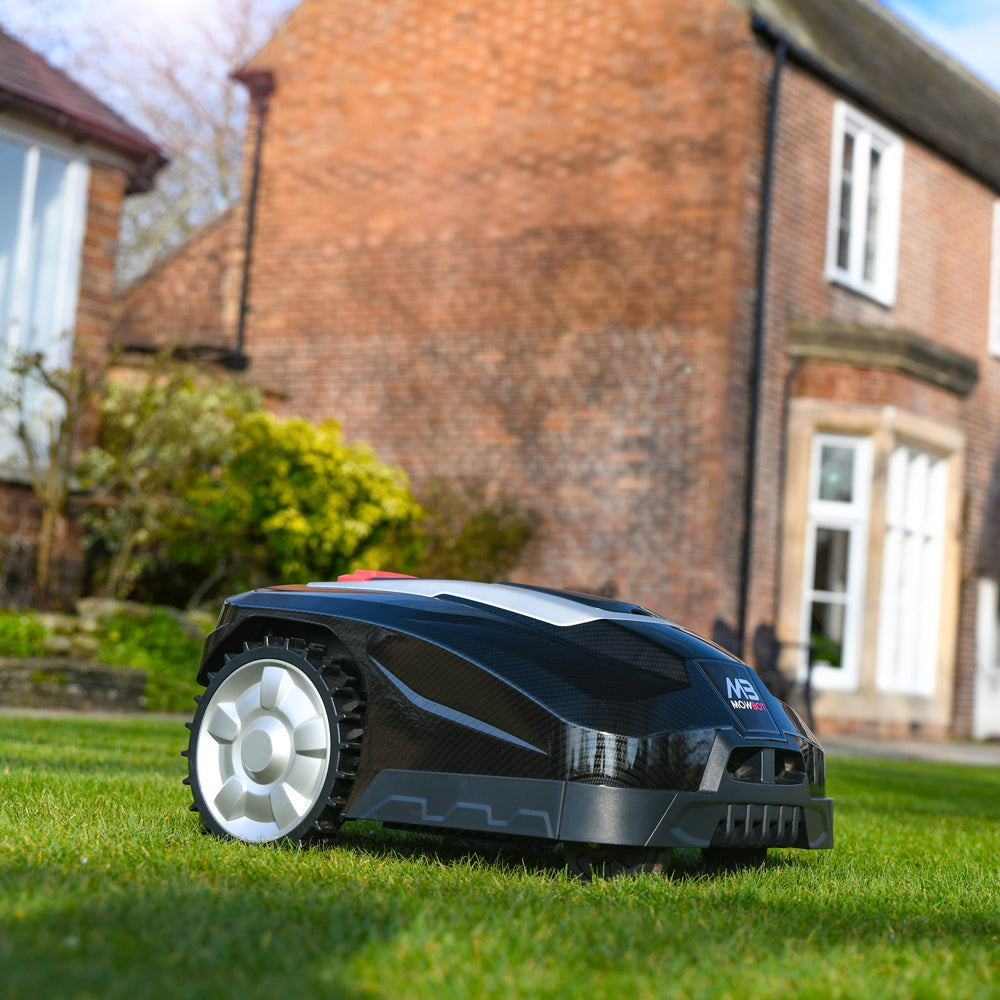 Cobra Mowbot 1200 Robotic Lawn Mower - Black