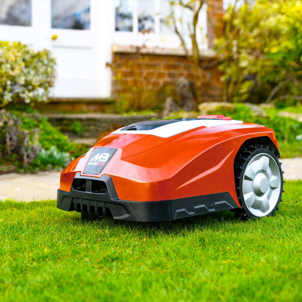 Cobra Mowbot 1200 Robotic Lawn Mower - Metallic Red