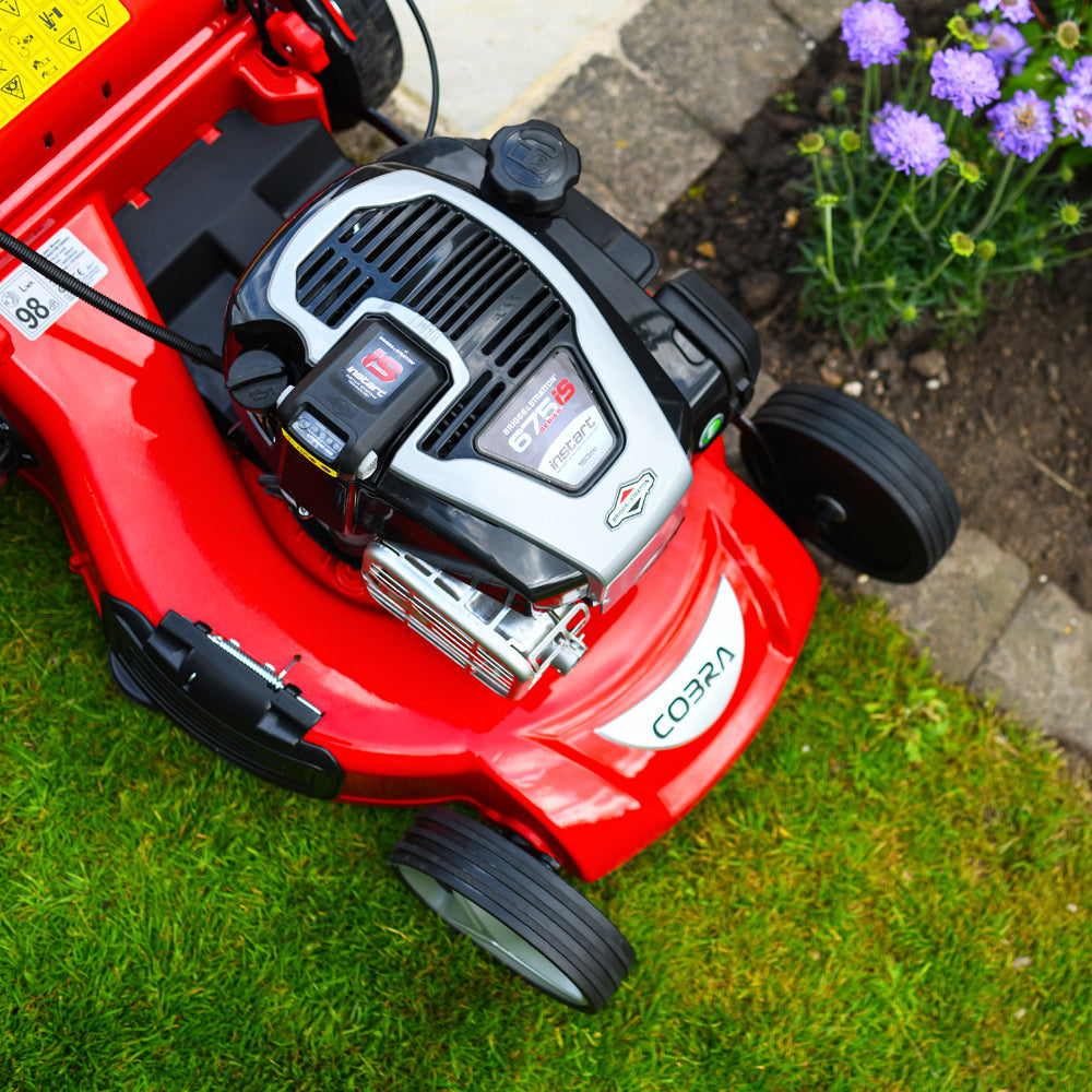 Cobra MX515SPBI Premium 4-in-1 5-Speed Self-Propelled Petrol Lawn Mower (Electric Start)