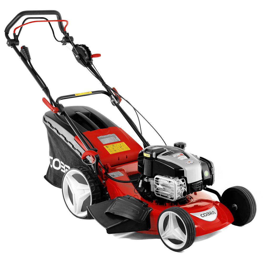 Cobra MX515SPBI Premium 4-in-1 5-Speed Self-Propelled Petrol Lawn Mower (Electric Start)