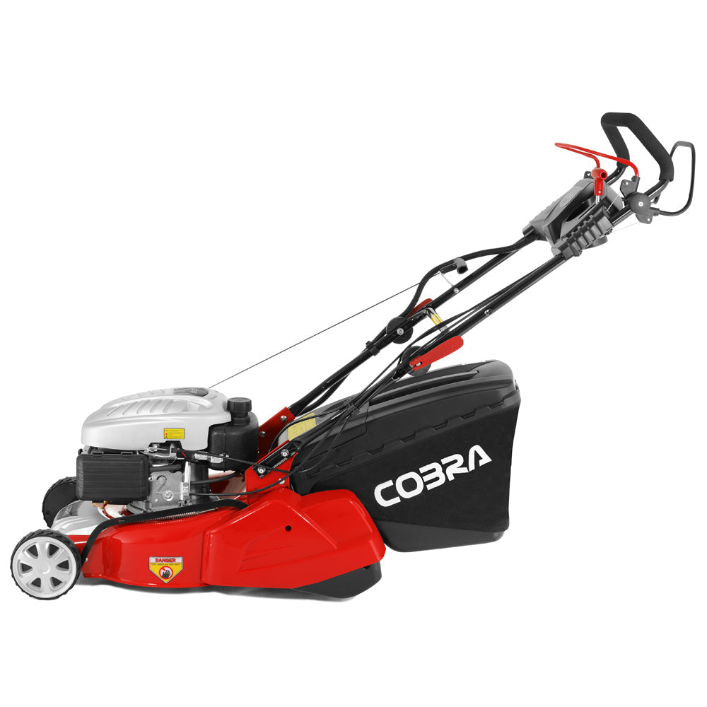 Cobra RM40SPCE Self-Propelled Rear Roller Petrol Lawn Mower (Electric Start)