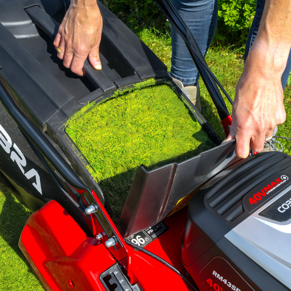 Cobra RM4340VX 40V MAX+ Push Rear Roller Cordless Lawn Mower (with 1 x 40V 4Ah Battery & Fast Charger)
