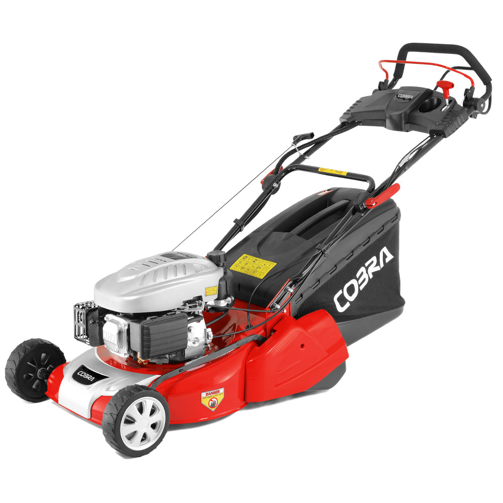 Cobra RM46SPCE Self-Propelled Rear Roller Petrol Lawn Mower (Electric Start)