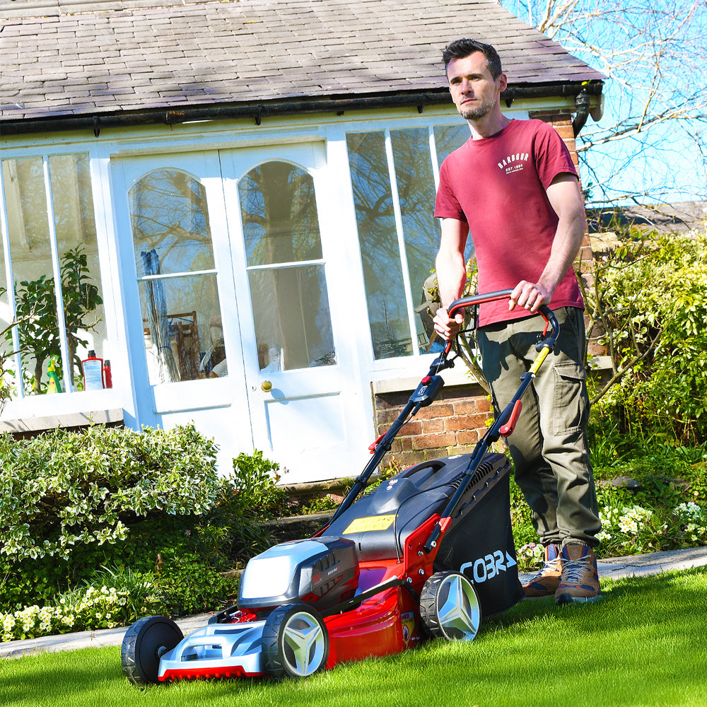Cobra MX460S40VX 40V MAX+ Lithium-ion 3-in-1 Self-Propelled Cordless Lawn Mower (with 1 x 4Ah Battery & Standard Charger)